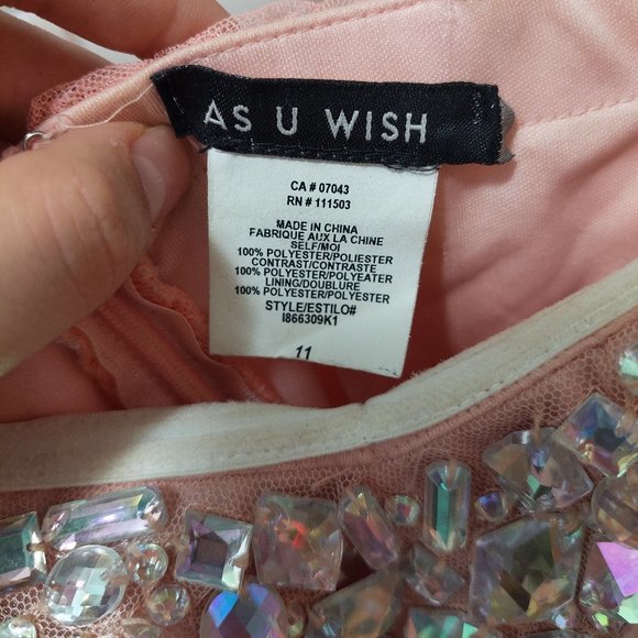 As U Wish Ombre Sequined Grad Dress - Picture 3 of 6